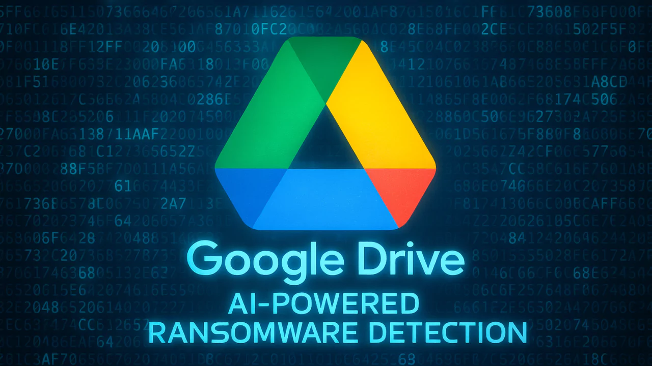 Google Drive AI ransomware védelem