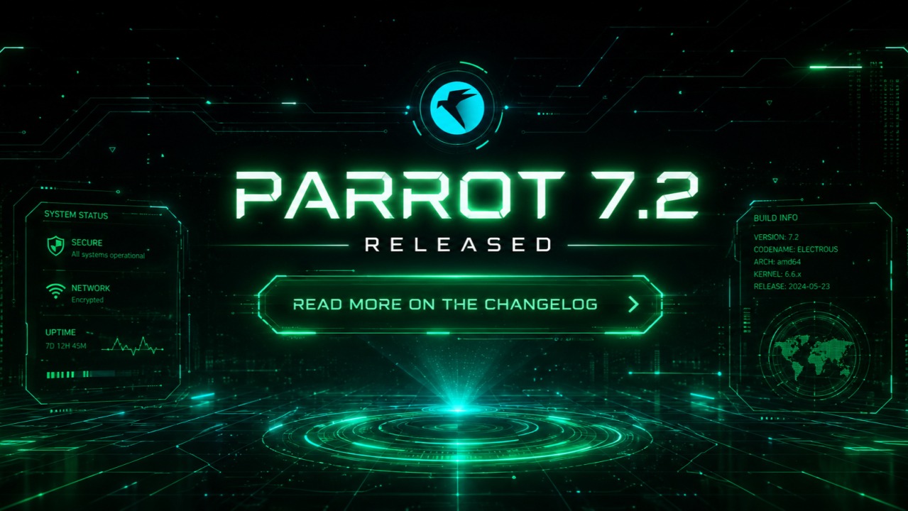 Parrot OS 7.2