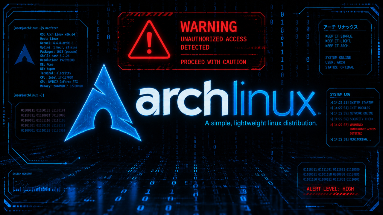 400+ Arch Linux csomagot kompromittáltak – rootkit-szerű malware terjedhetett az AUR-on keresztül